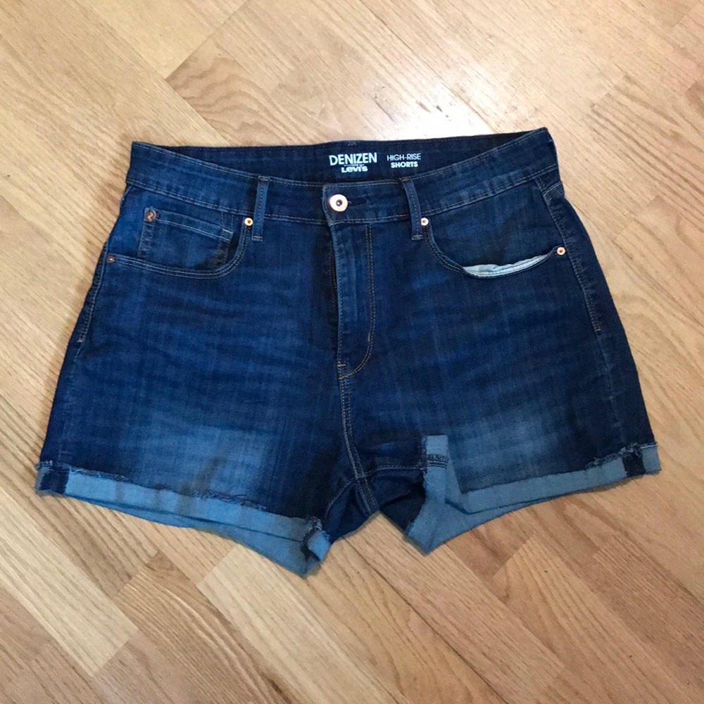 High Rise Jean Shorts